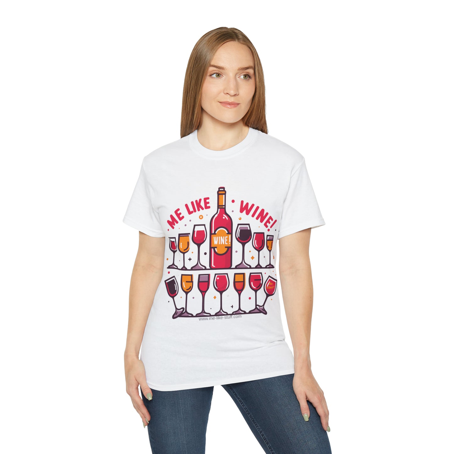 Unisex Ultra Cotton Tee - Me Like Wine! (#2)