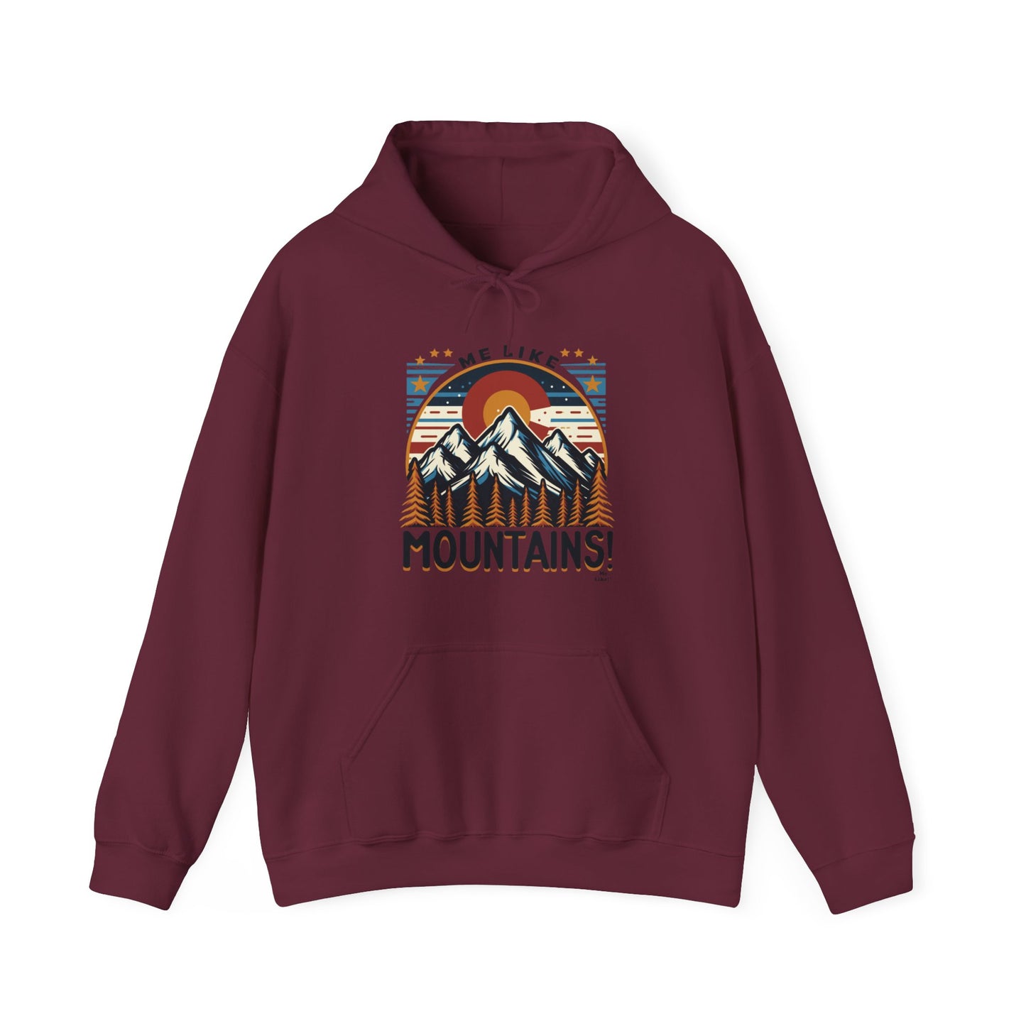 Me Like Mountains! - Unisex Heavy Blend™ Hooded Sweatshirt - (#5)