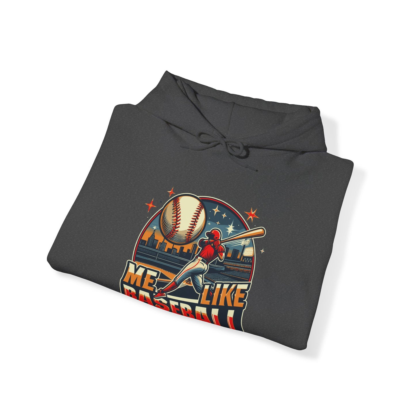 Me Like Baseball! - Unisex Heavy Blend™ Hooded Sweatshirt - (Baseball #1)