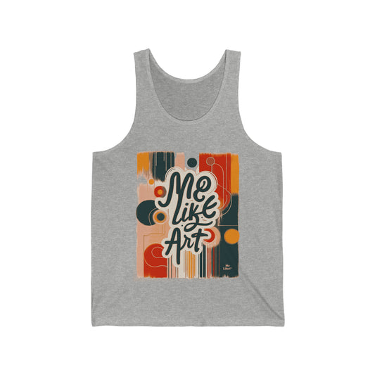 Me Like Art! - Unisex Jersey Tank - (Art #1)