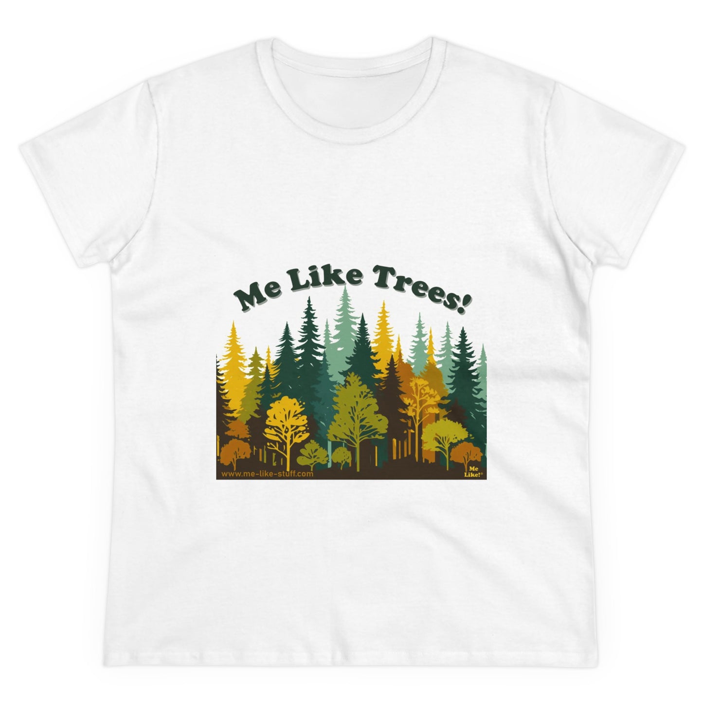 Women's Heavy Cotton Tee - Me Like Trees! (#2)