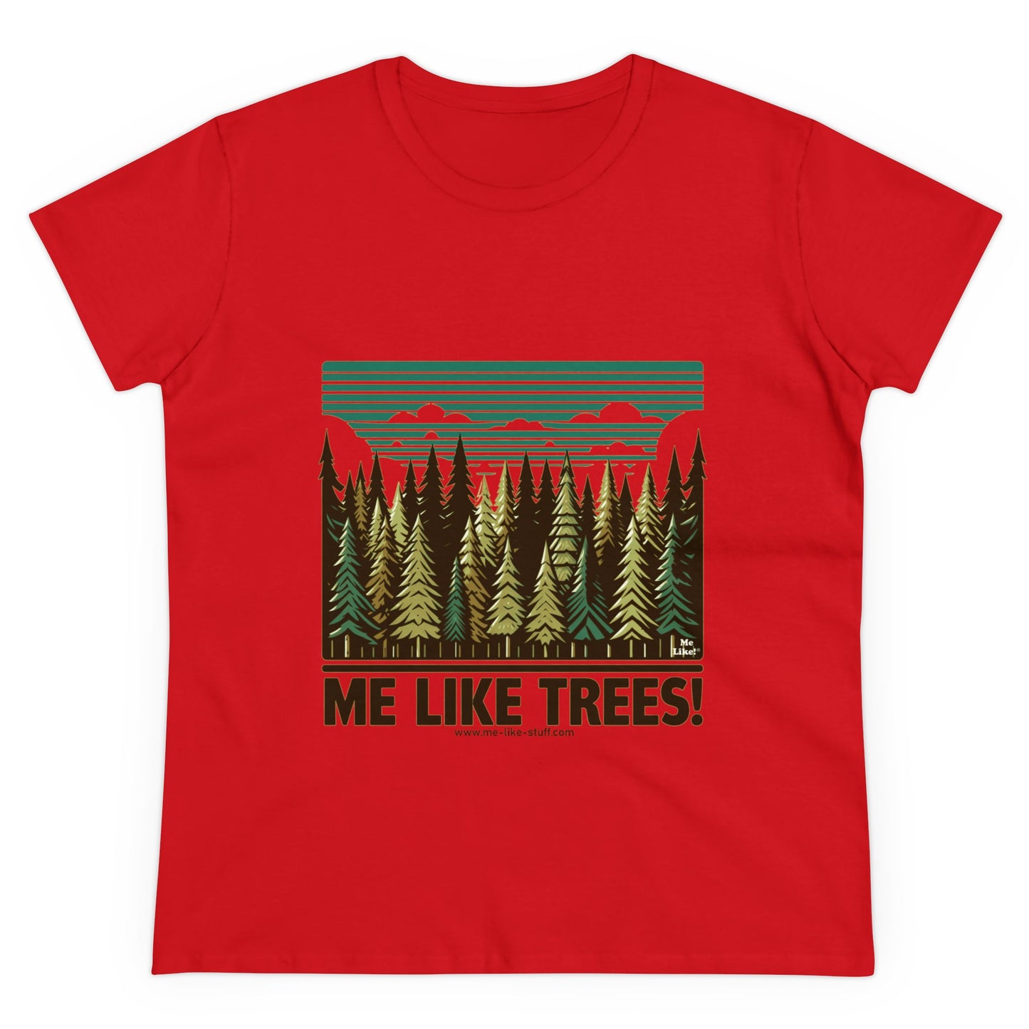 Women's Heavy Cotton Tee - Me Like Trees! (#5)