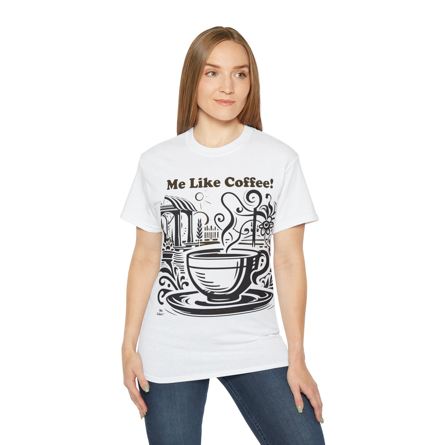 Unisex Ultra Cotton Tee - Me Like Coffee! (#3)