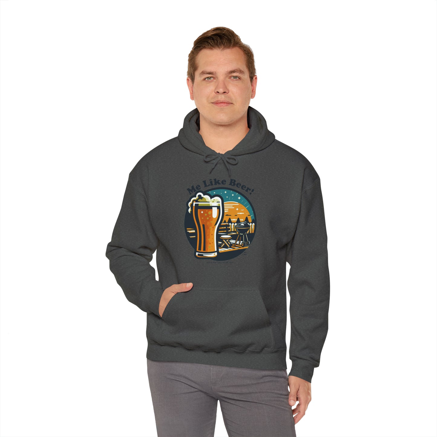 Unisex Heavy Blend™ Hooded Sweatshirt - Me Like Beer! (#2)