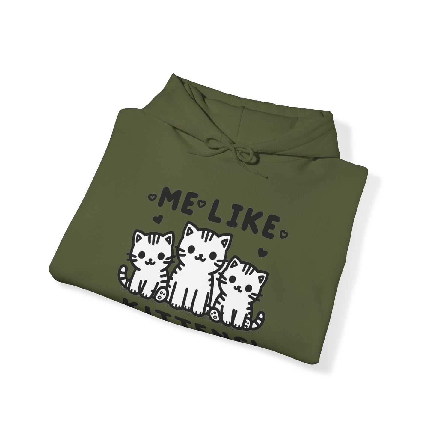 Me Like Kittens! - Unisex Heavy Blend™ Hooded Sweatshirt - (#2)