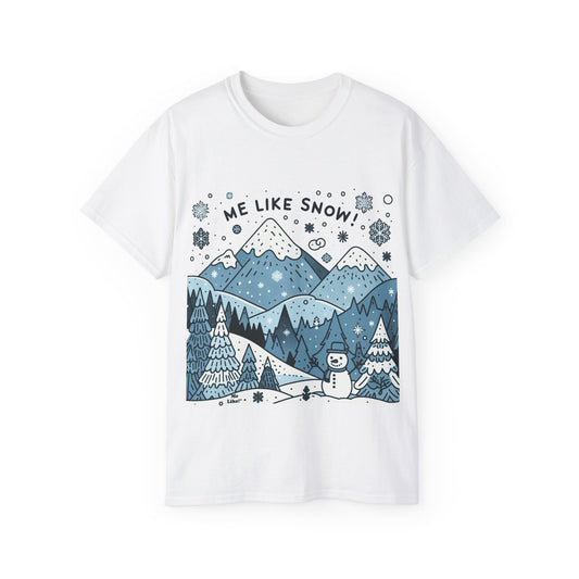 Me Like Snow! - Unisex Ultra Cotton Tee - (Snowman #2)