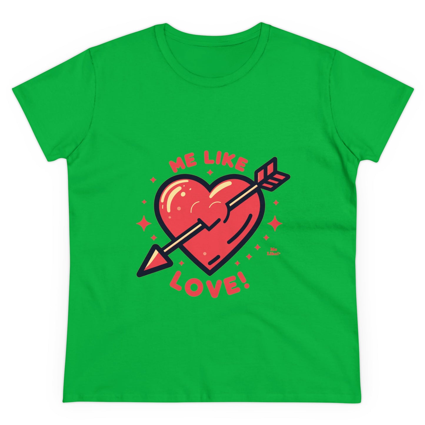 Me Like Love! - Women's Heavy Cotton Tee - (Love #1)