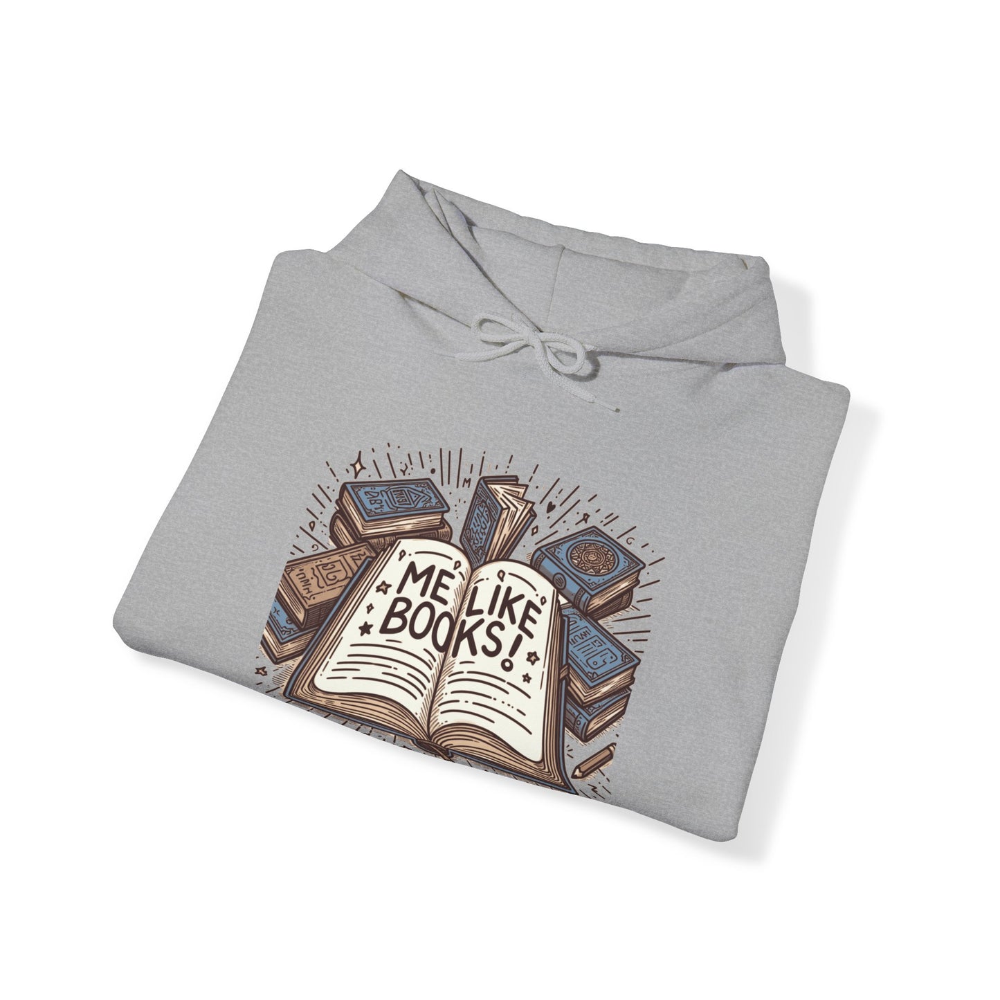 Me Like Books! - Unisex Heavy Blend™ Hooded Sweatshirt - (Books #1)