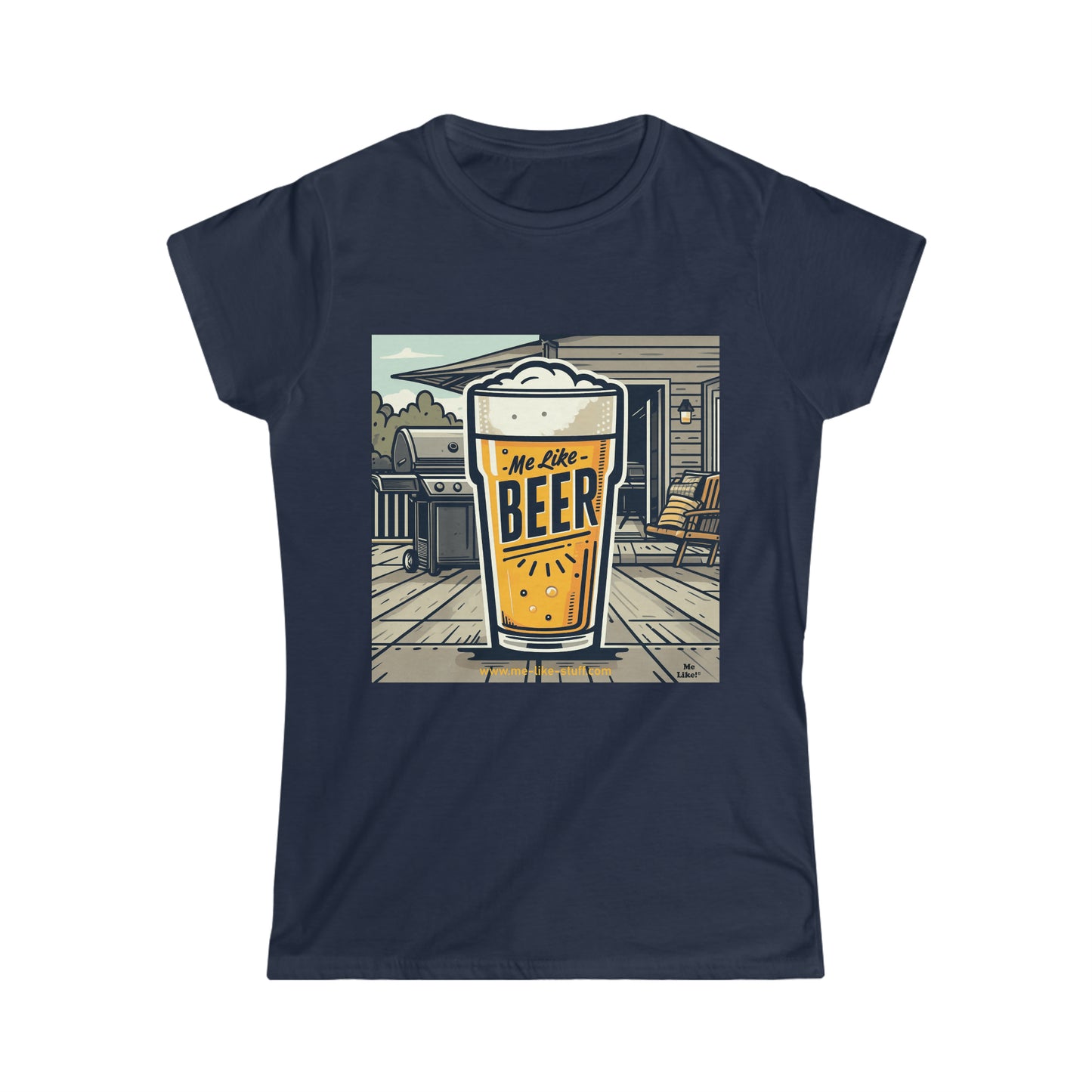 Women's Softstyle Tee - Me Like Beer! (#3)
