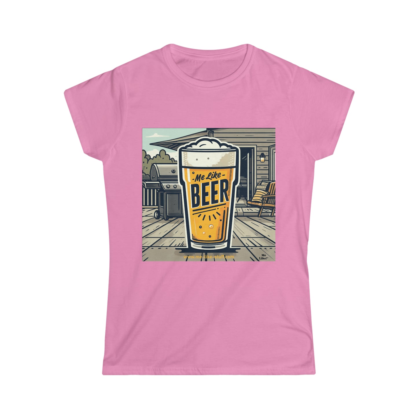Women's Softstyle Tee - Me Like Beer! (#3)