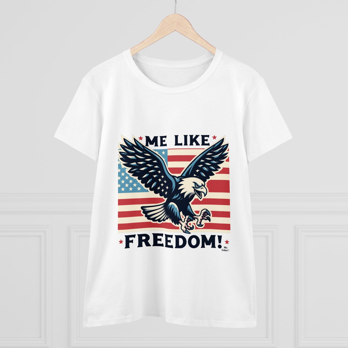 Me Like Freedom! - Women's Heavy Cotton Tee - (Freedom #2)