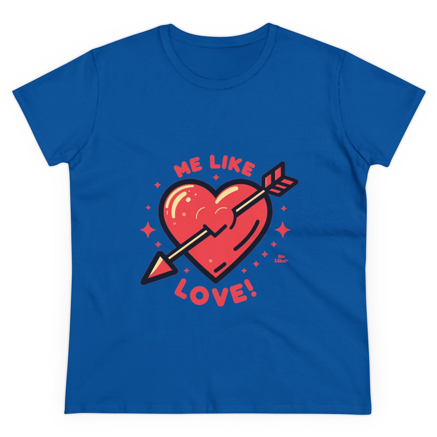 Me Like Love! - Women's Heavy Cotton Tee - (Love #1)