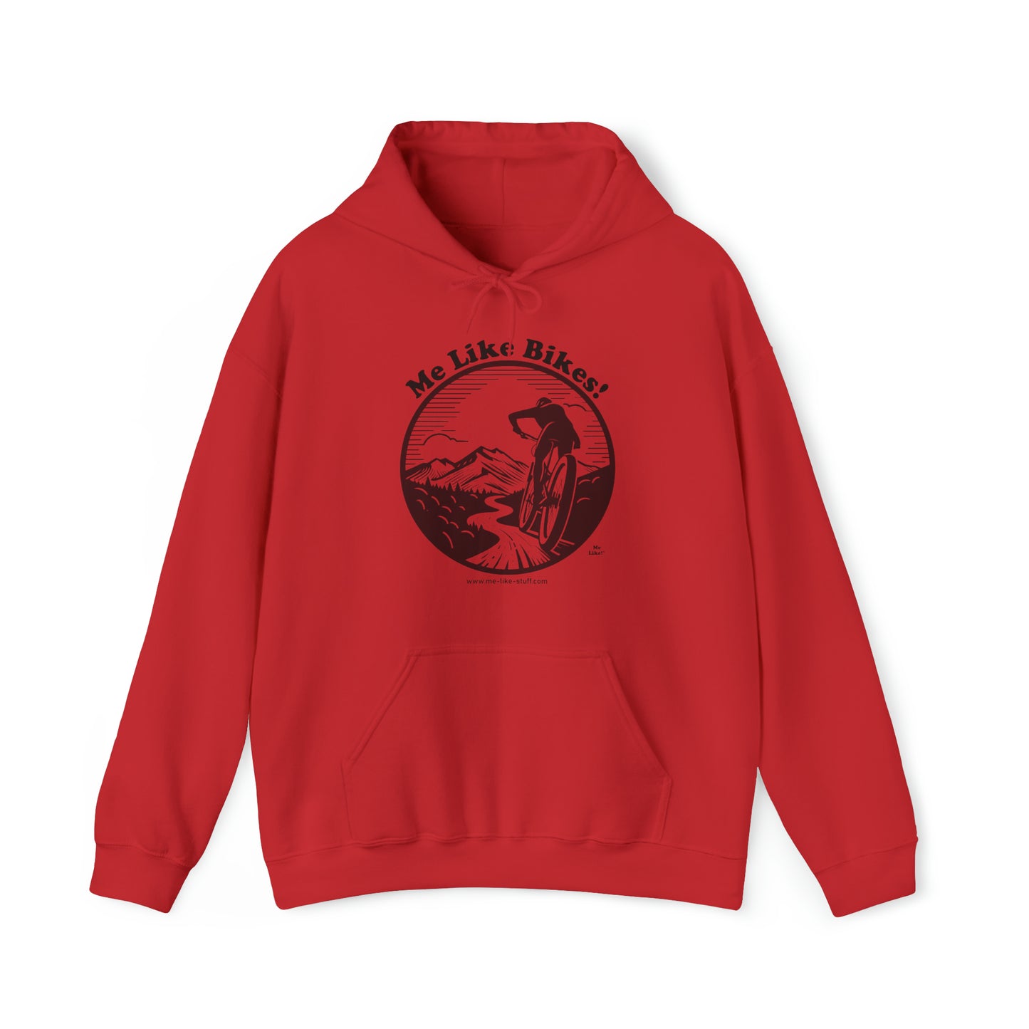 Unisex Heavy Blend™ Hooded Sweatshirt - Me Like Bikes! (MB #1)