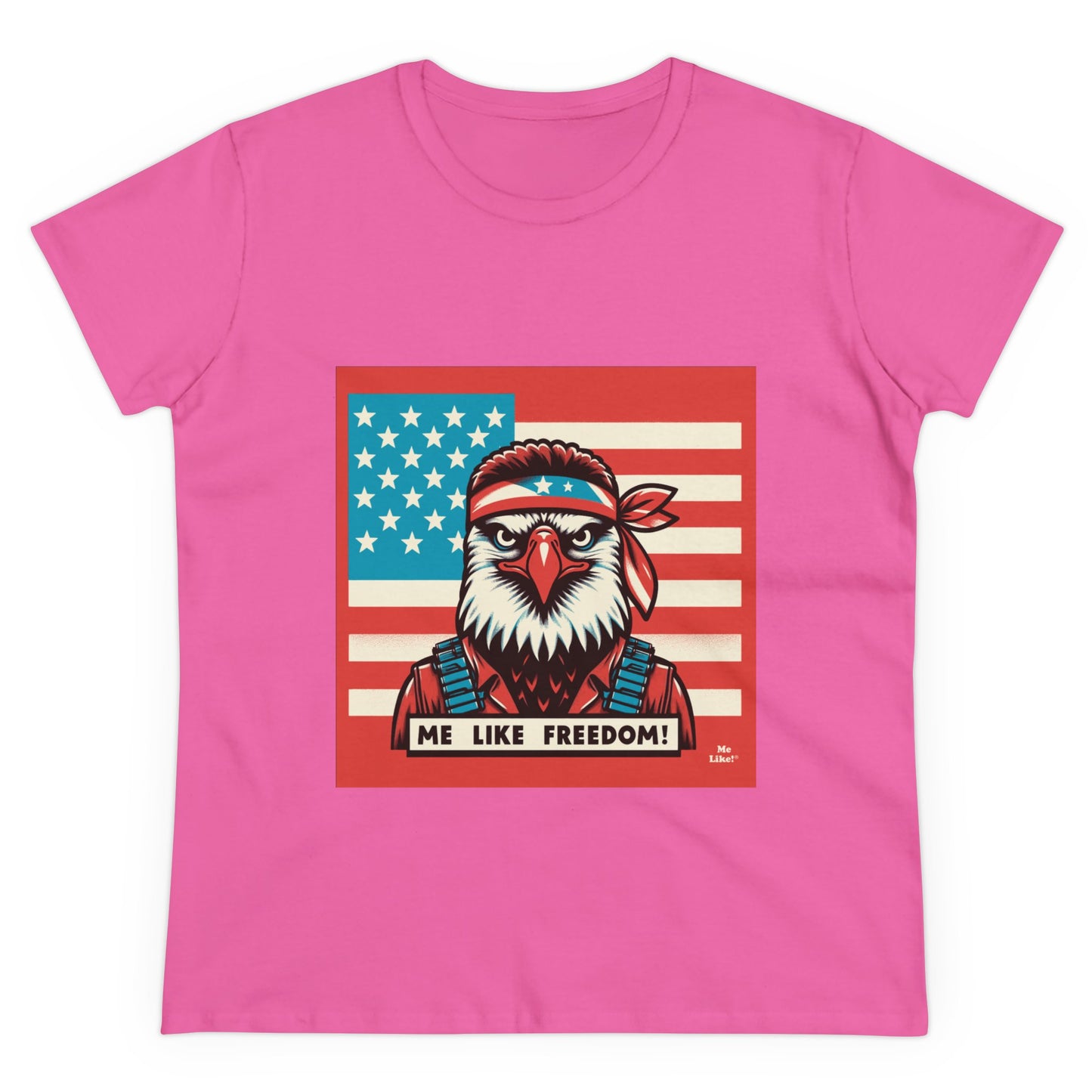 Me Like Freedom! - Women's Heavy Cotton Tee - (Freedom #3)