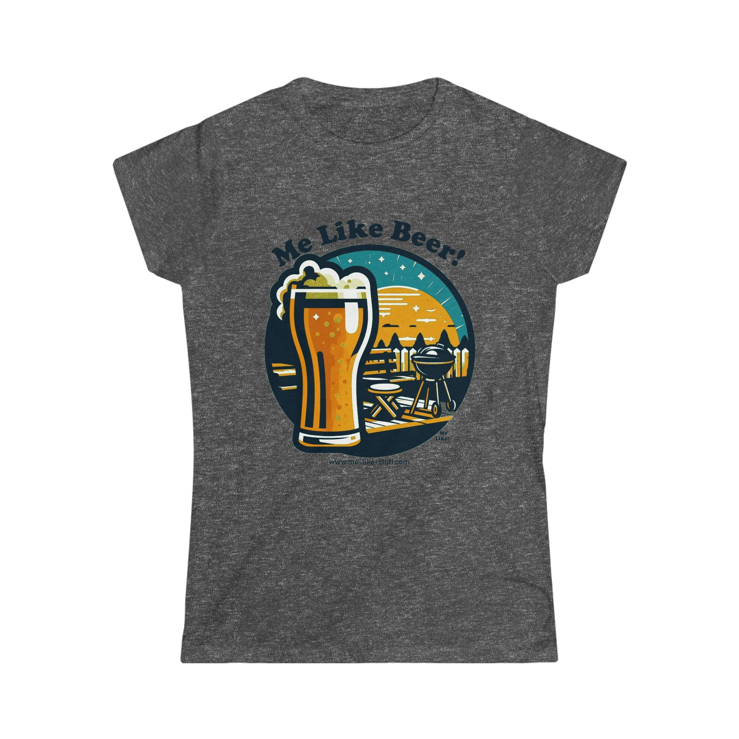 Women's Softstyle Tee - Me Like Beer! (#2)