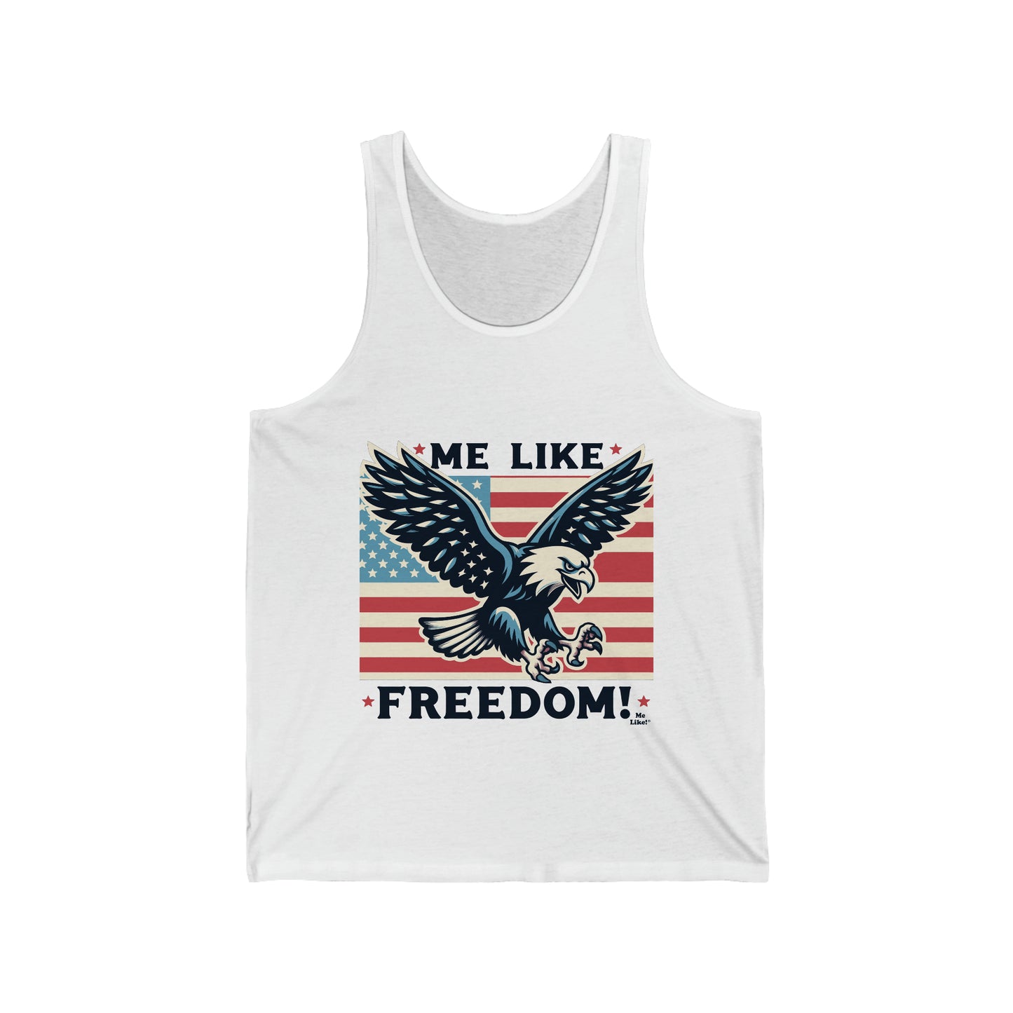 Me Like Freedom! - Unisex Jersey Tank - (Freedom #2)