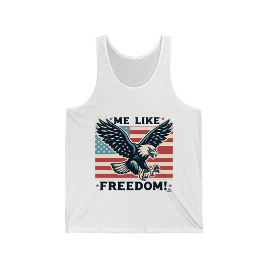 Me Like Freedom! - Unisex Jersey Tank - (Freedom #2)