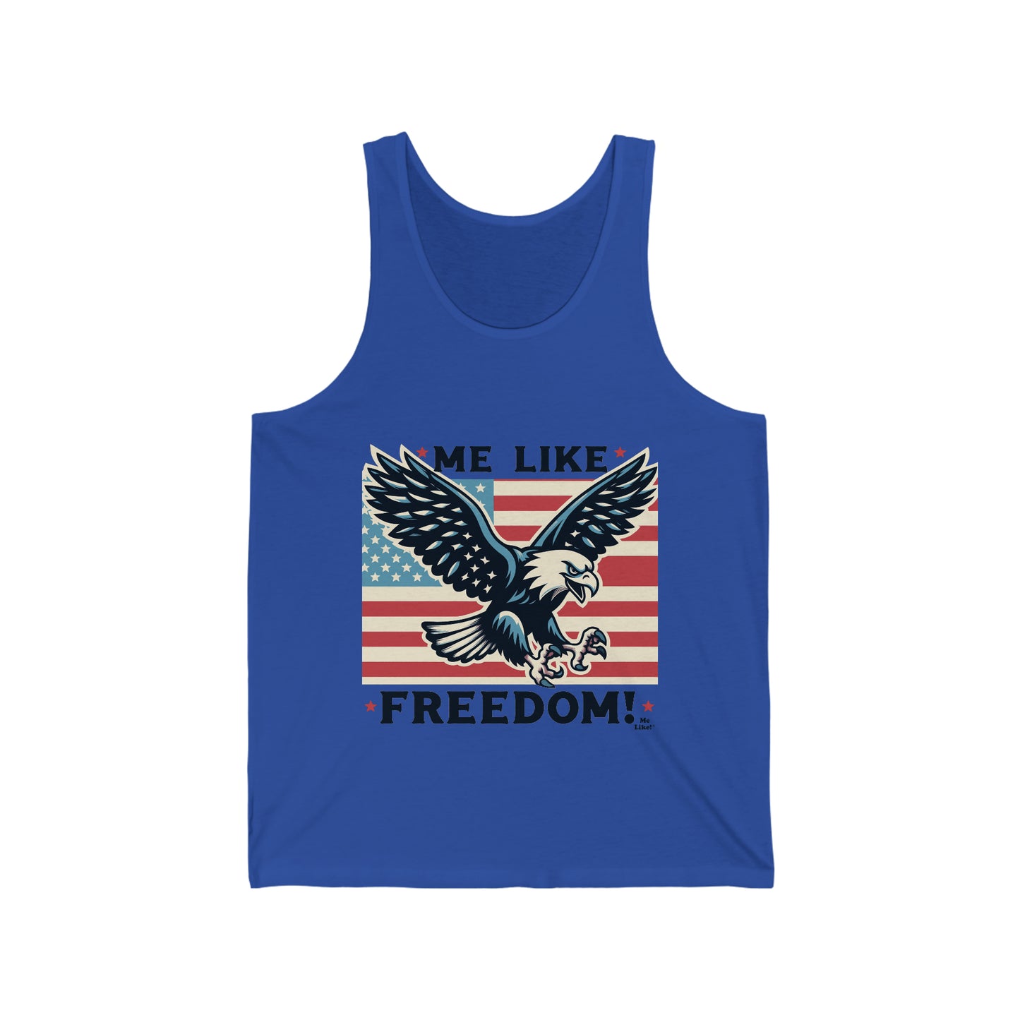 Me Like Freedom! - Unisex Jersey Tank - (Freedom #2)