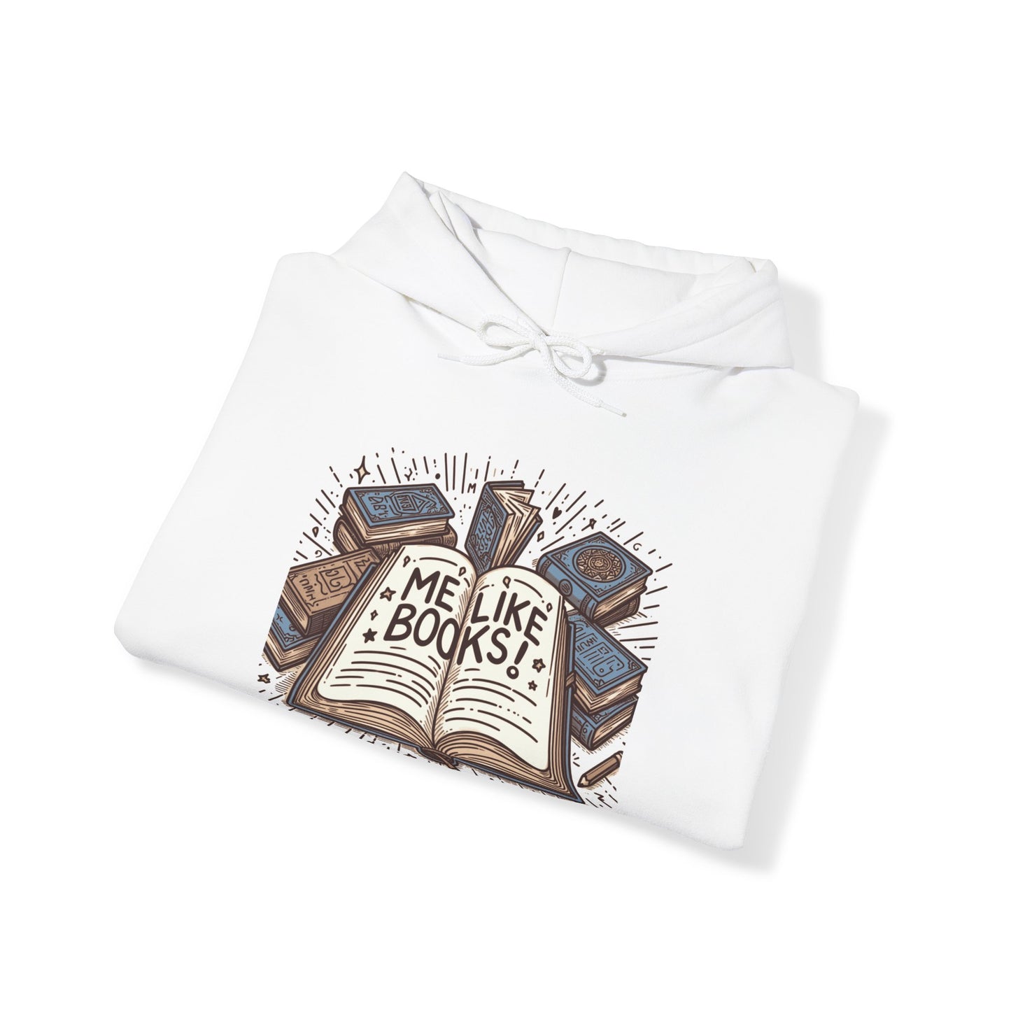 Me Like Books! - Unisex Heavy Blend™ Hooded Sweatshirt - (Books #1)