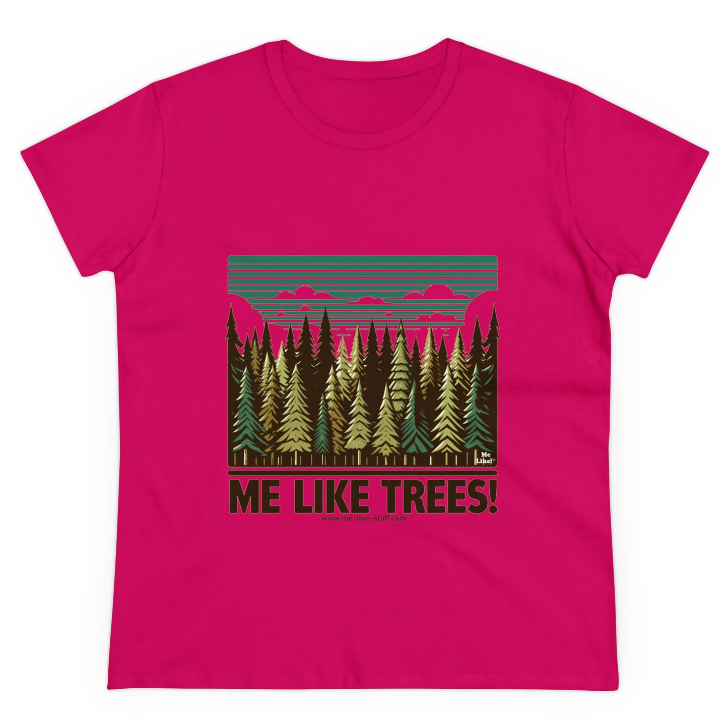 Women's Heavy Cotton Tee - Me Like Trees! (#5)