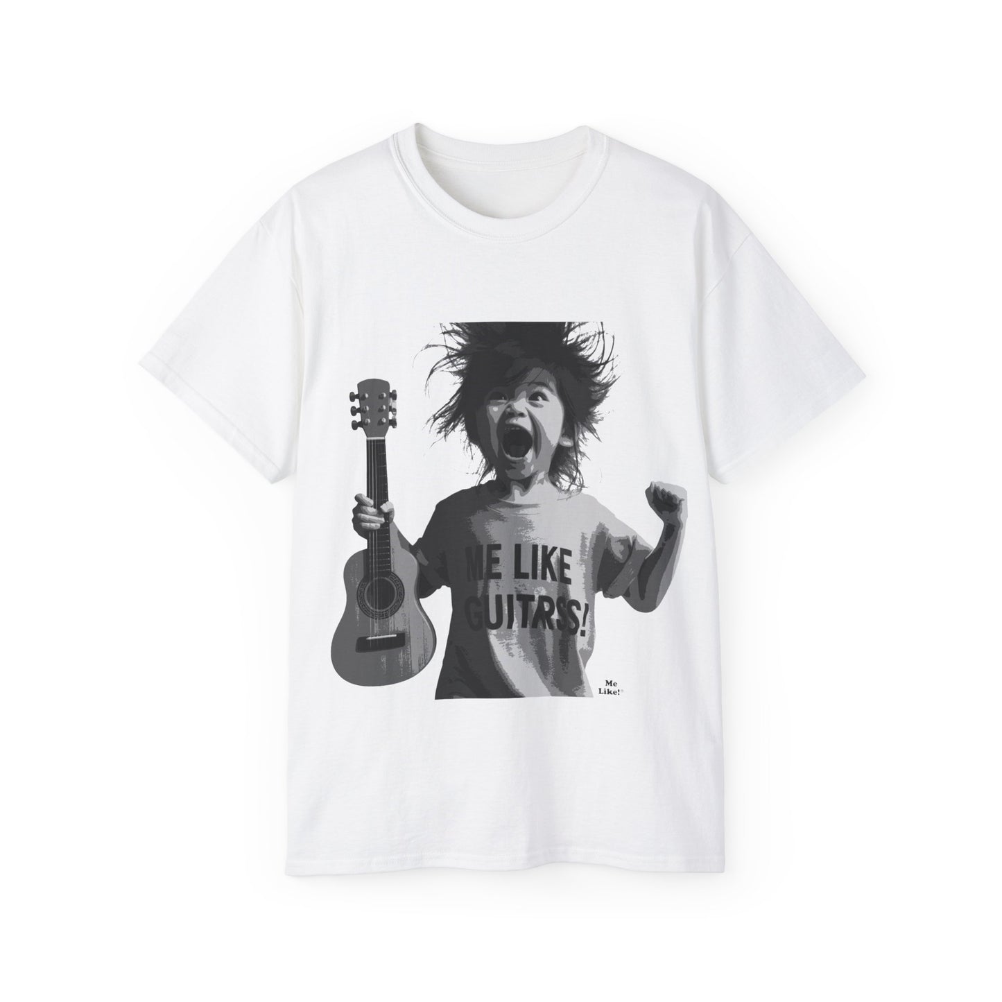 Me Like Guitars! - Unisex Ultra Cotton Tee - Punk #1