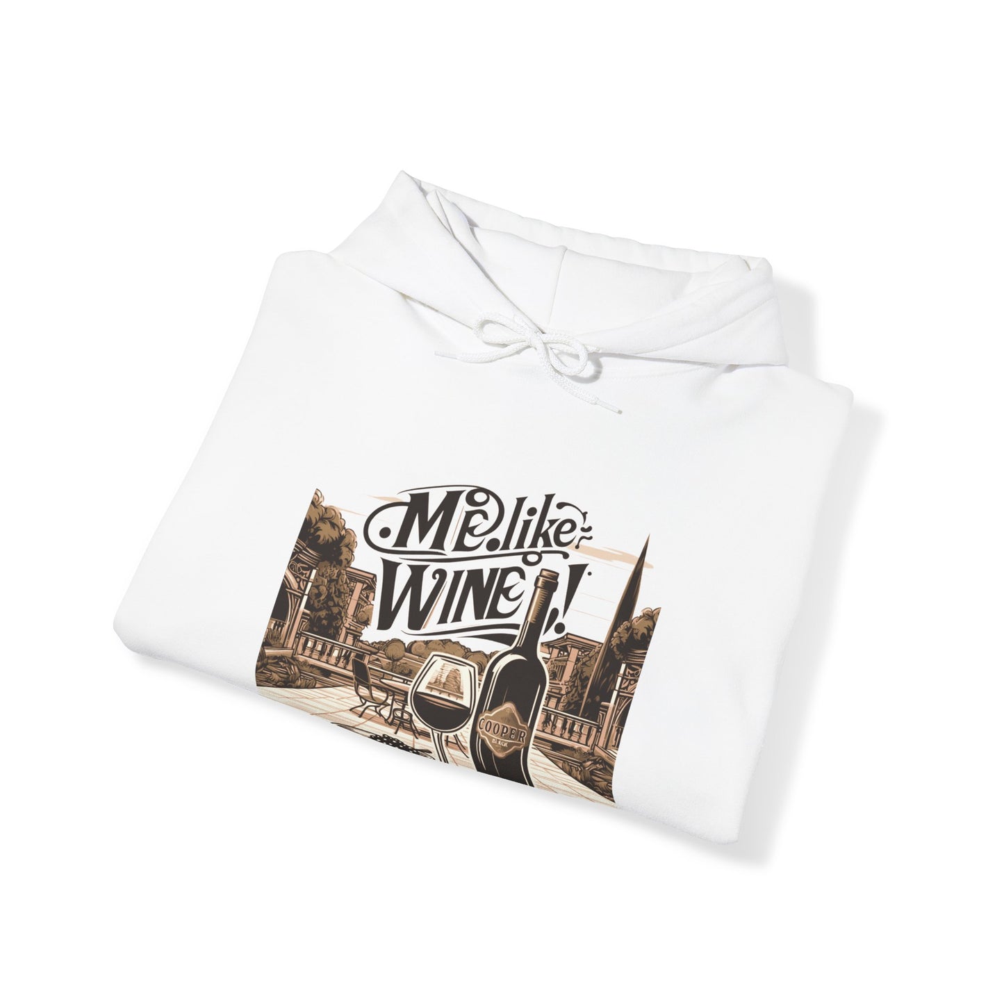 Unisex Heavy Blend™ Hooded Sweatshirt - Me Like Wine! (#4)