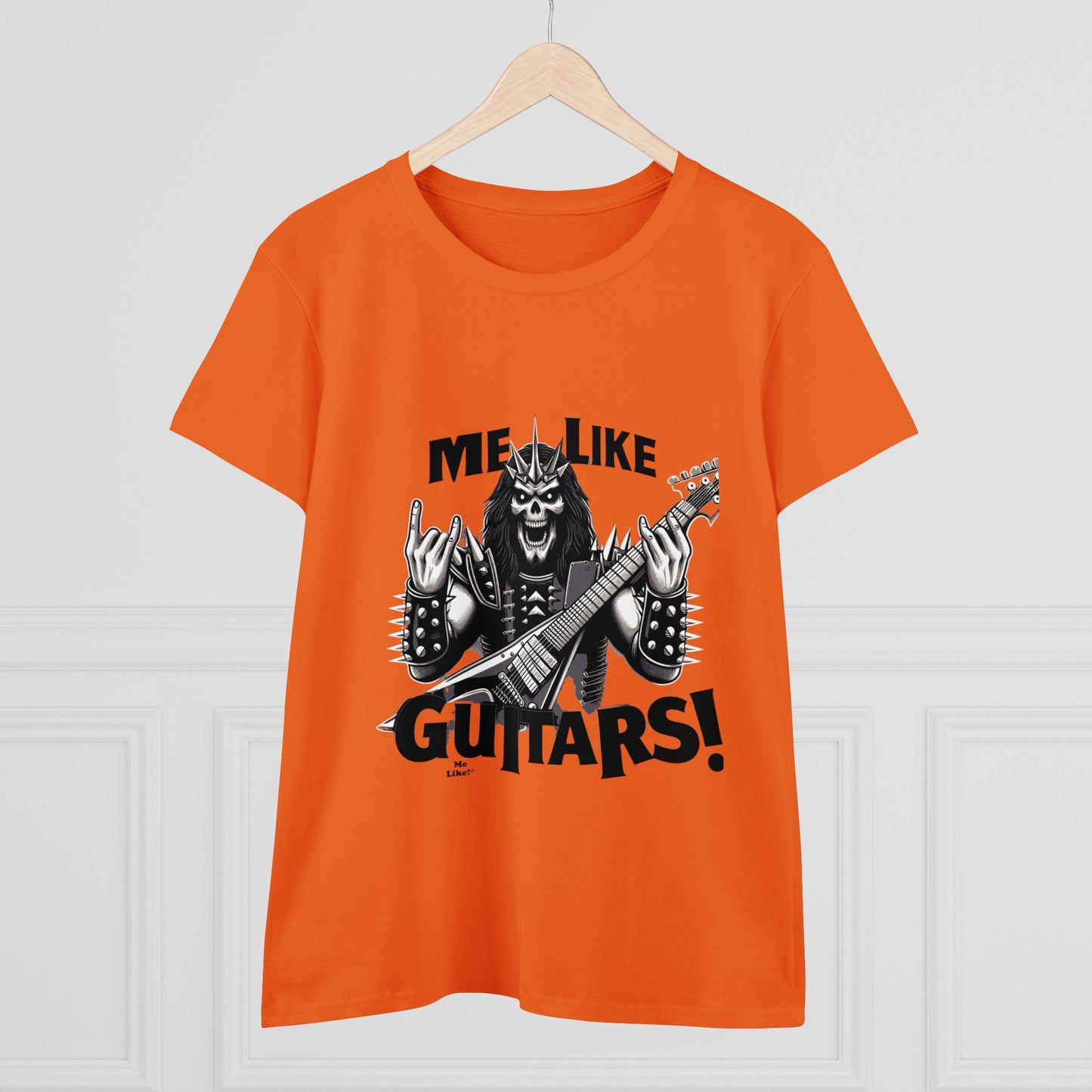 Me Like Guitars! - Women's Cotton Tee - Heavy Metal #1