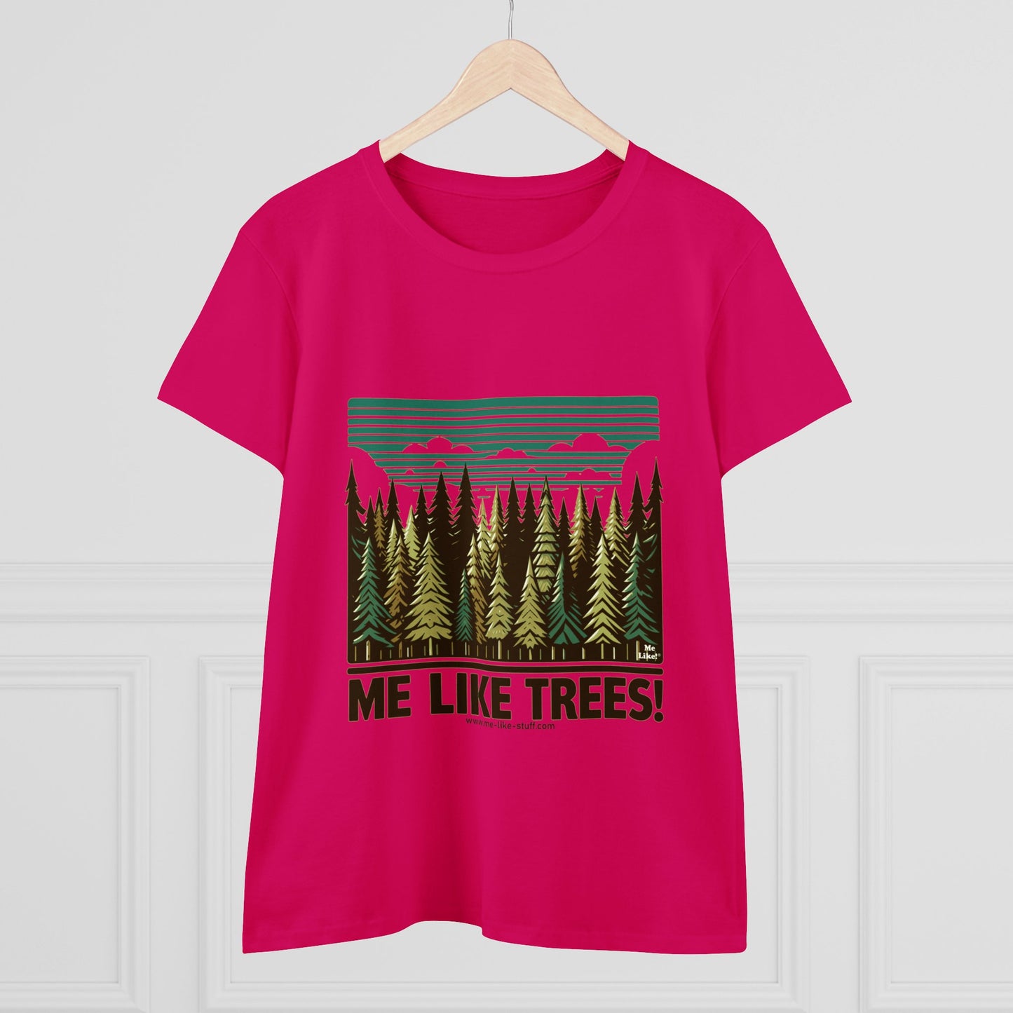 Women's Heavy Cotton Tee - Me Like Trees! (#5)