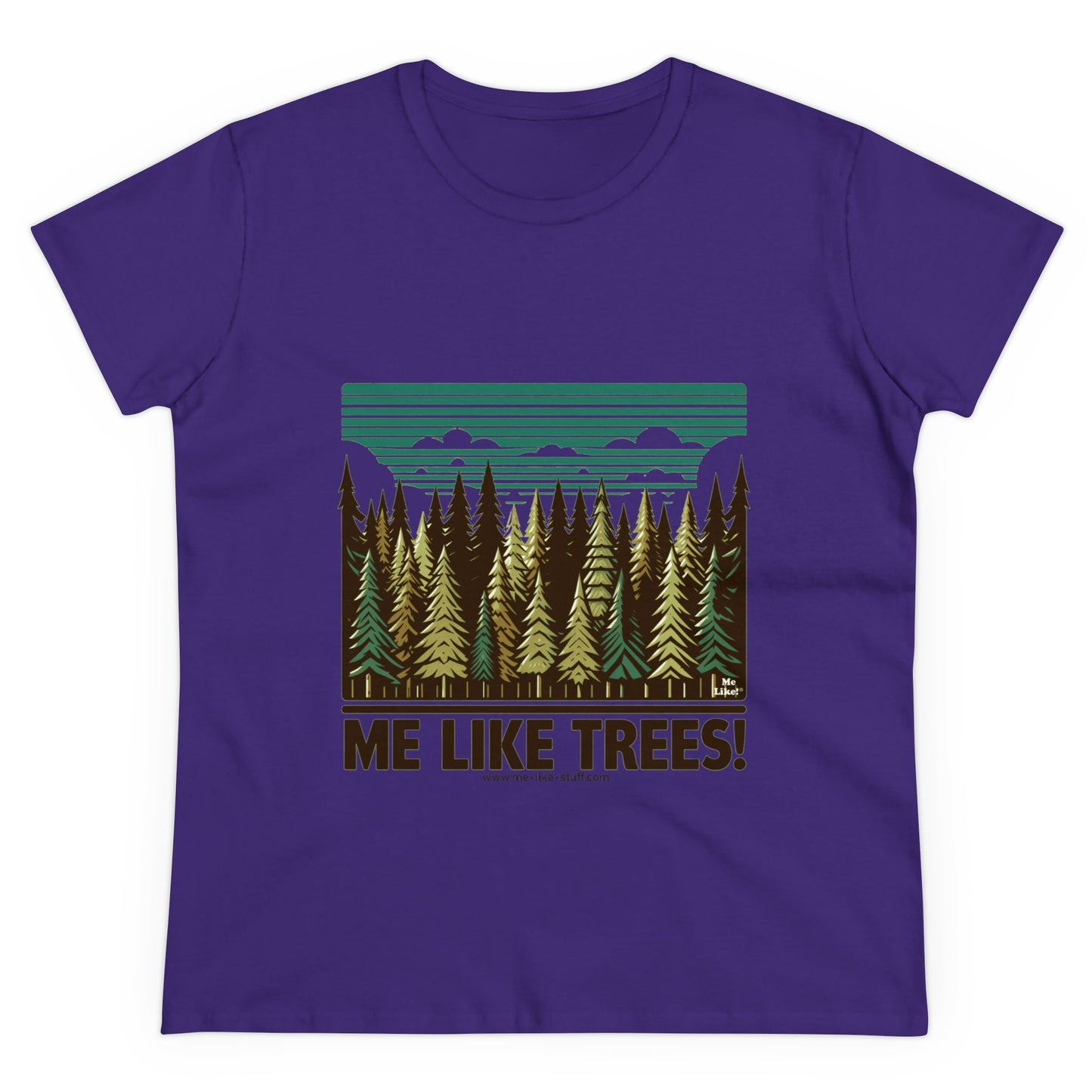 Women's Heavy Cotton Tee - Me Like Trees! (#5)