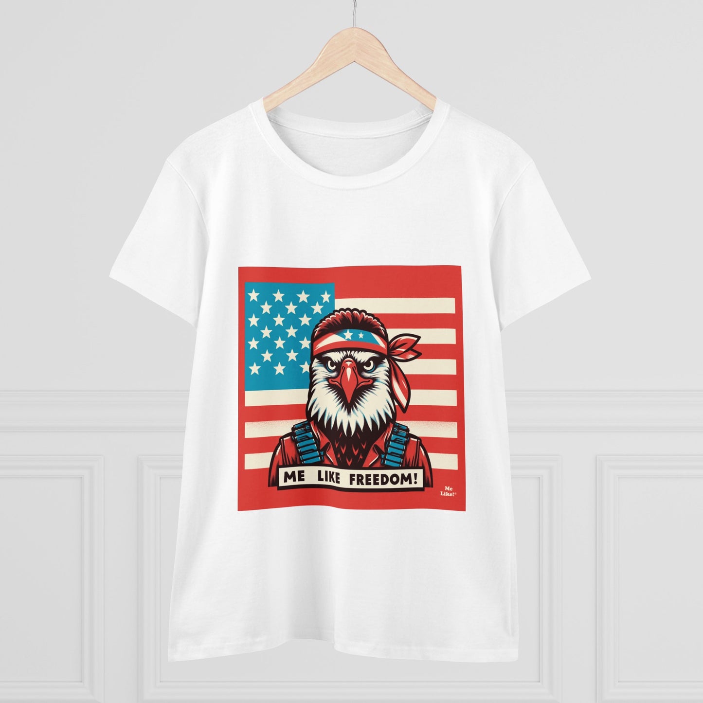 Me Like Freedom! - Women's Heavy Cotton Tee - (Freedom #3)