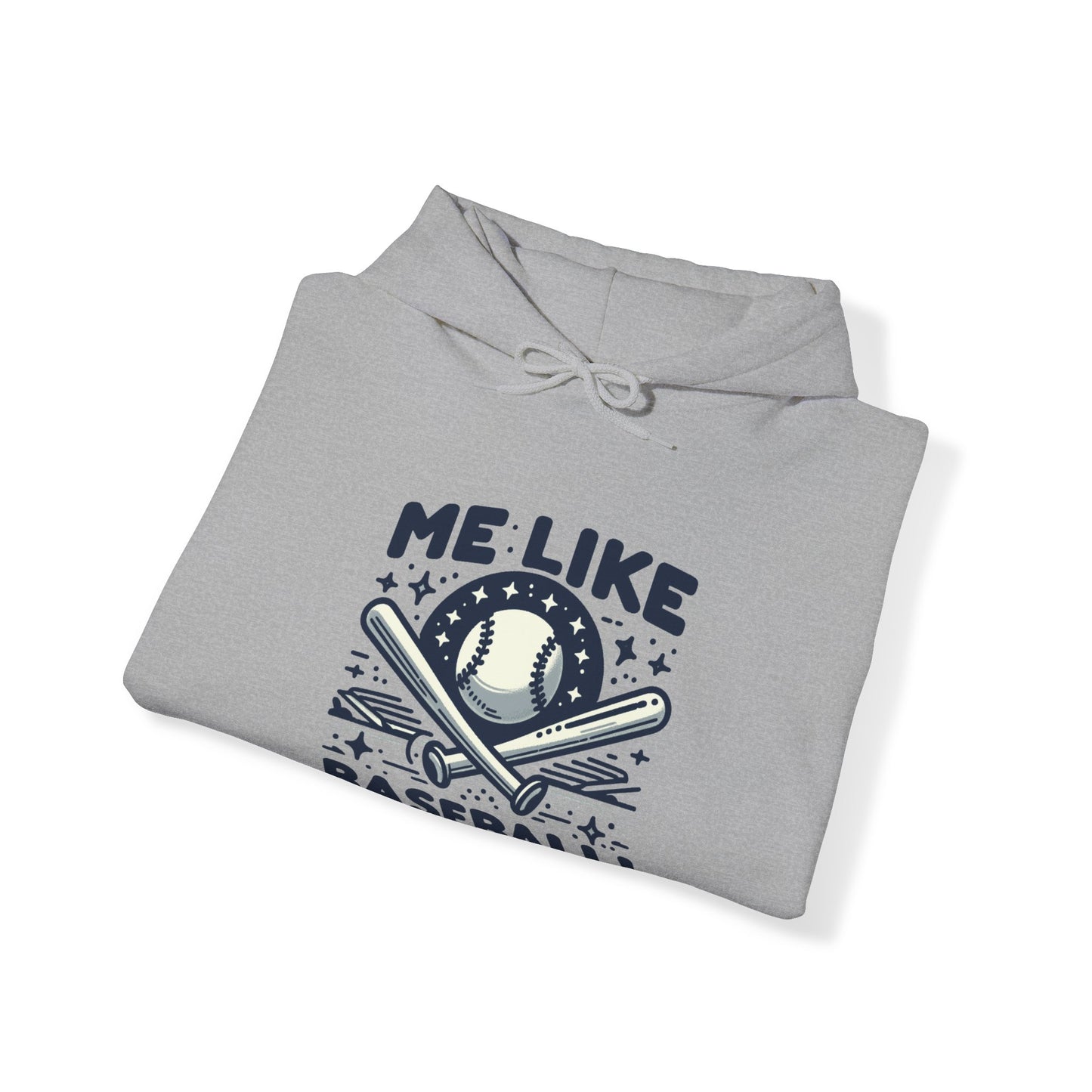 Me Like Baseball! - Unisex Heavy Blend™ Hooded Sweatshirt - (Baseball #2)