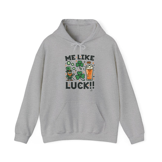 Me Like Luck! - Unisex Heavy Blend™ Hooded Sweatshirt - (St. Patrick's Day #3)