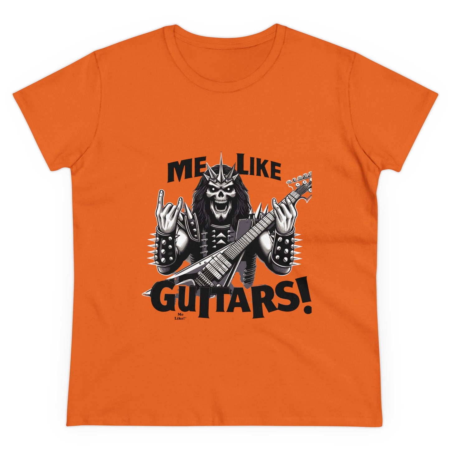 Me Like Guitars! - Women's Cotton Tee - Heavy Metal #1