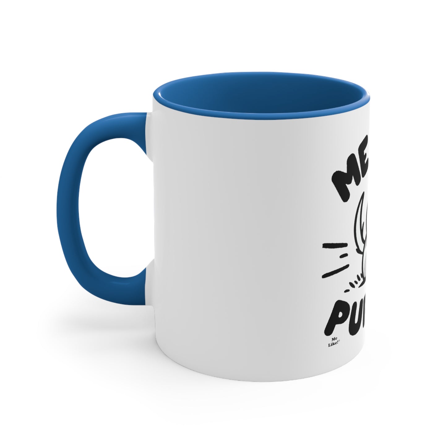 Me Like Puppies! - Accent Coffee Mug, 11oz -  (#2)