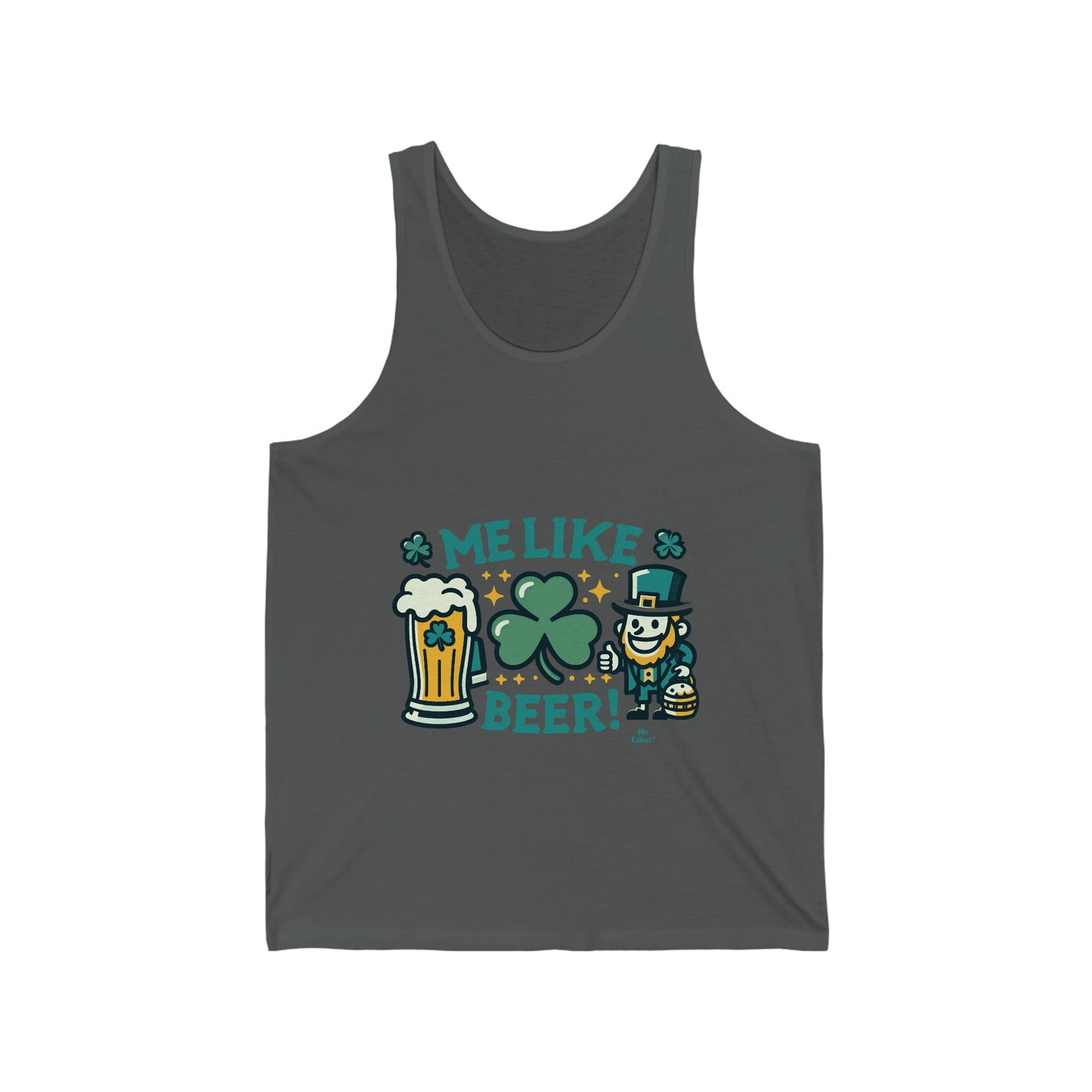 Me Like Beer! - Unisex Jersey Tank - (St. Patrick's Day #1)