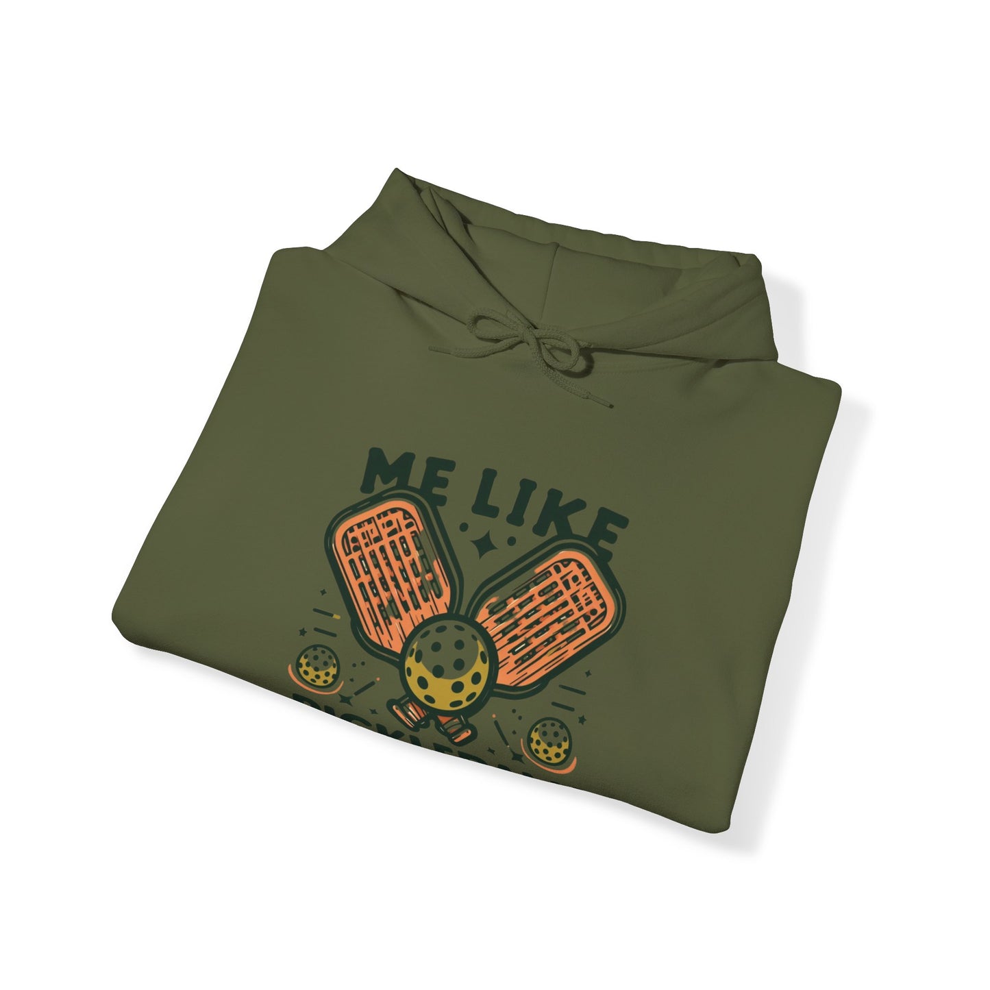 Me Like Pickleball! - Unisex Hooded Sweatshirt - (Pickleball #1)