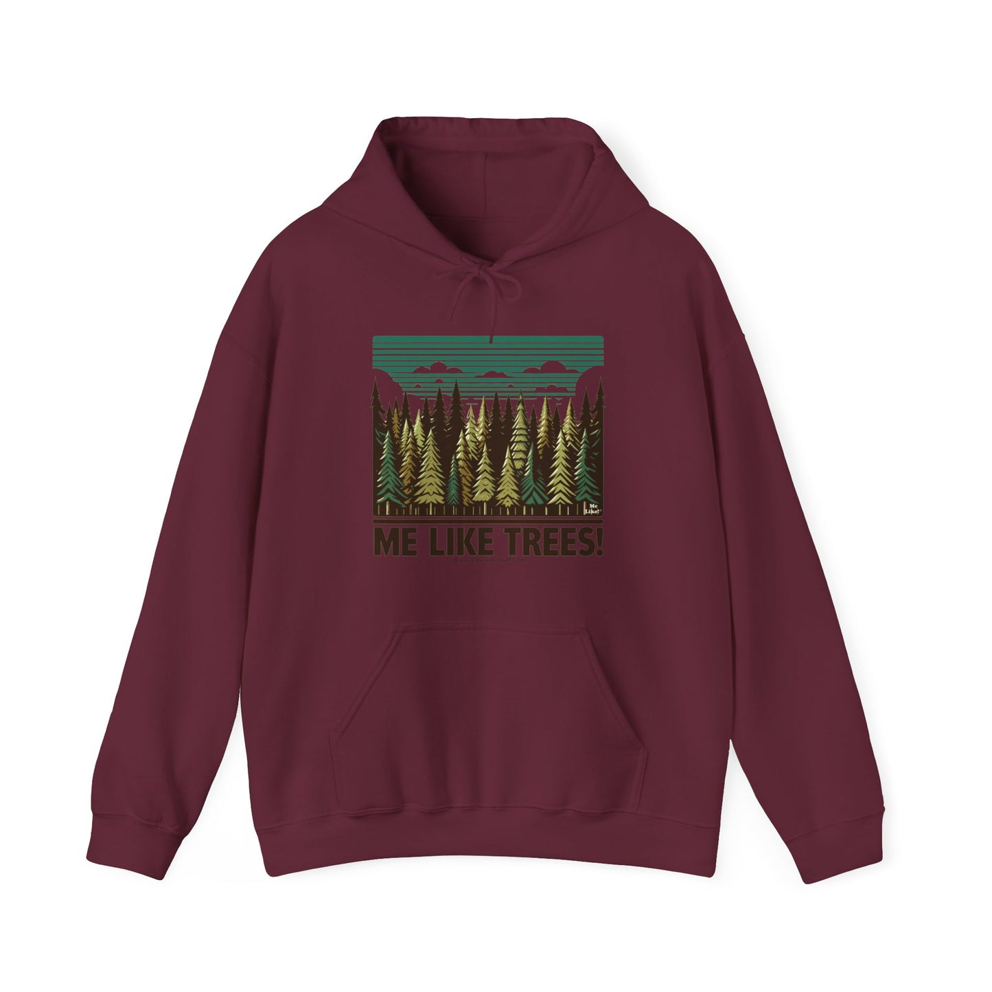 Unisex Heavy Blend™ Hooded Sweatshirt - Me Like Trees! (#5)