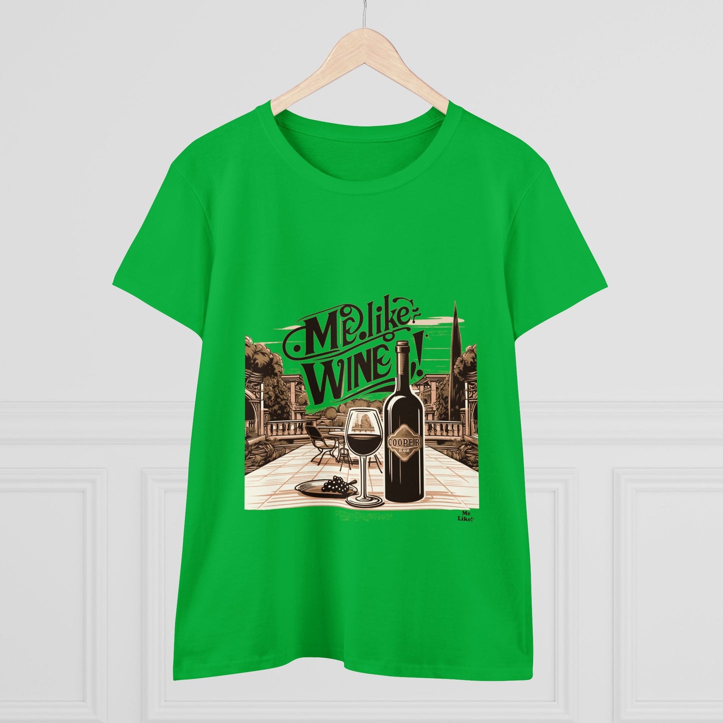 Women's Heavy Cotton Tee - Me Like Wine! (#4)