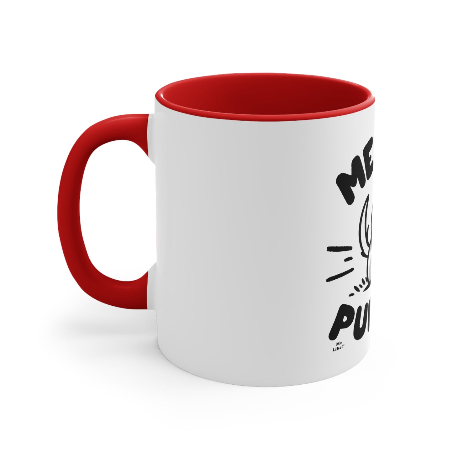 Me Like Puppies! - Accent Coffee Mug, 11oz -  (#2)