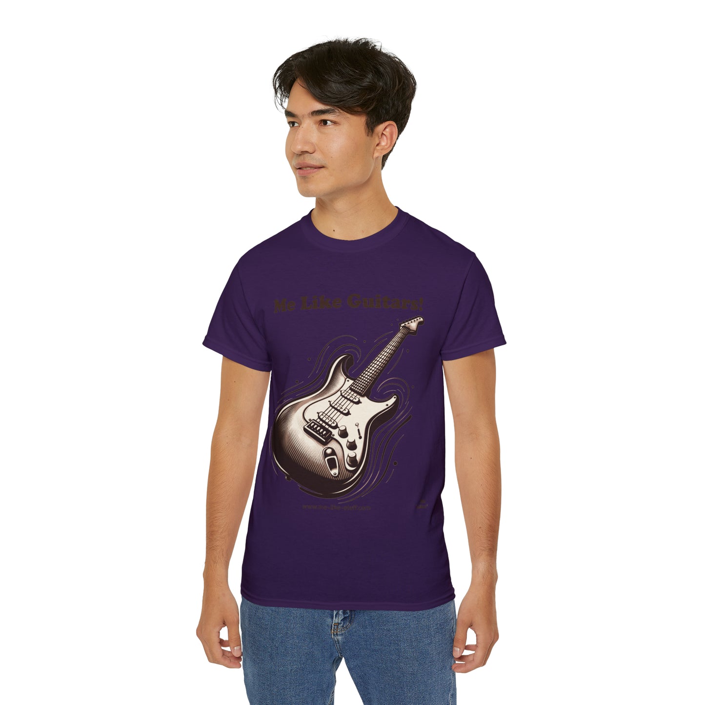 Unisex Ultra Cotton Tee - Me Like Guitars! Electric #3)