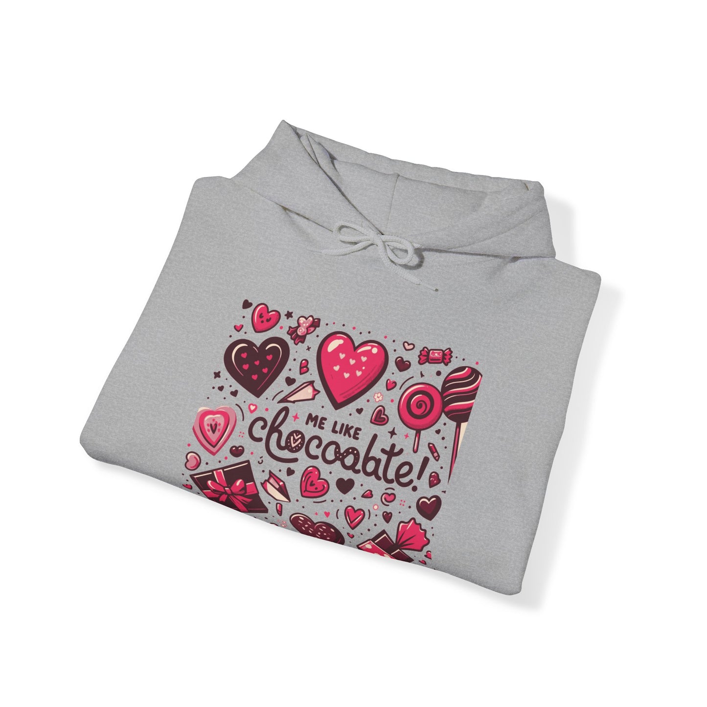 Me Like Chocolate! - Unisex Heavy Blend™ Hooded Sweatshirt - (Chocolate #1)