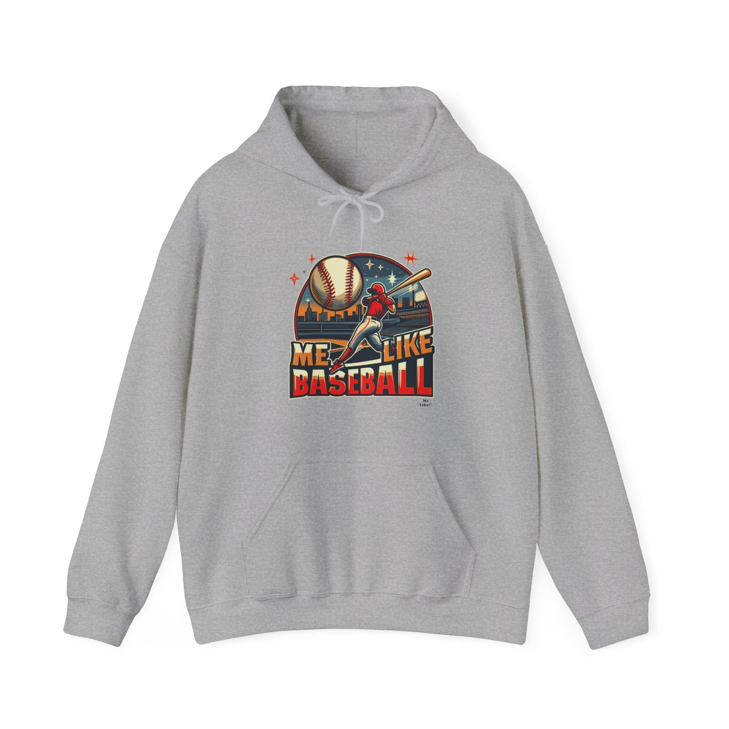 Me Like Baseball! - Unisex Heavy Blend™ Hooded Sweatshirt - (Baseball #1)