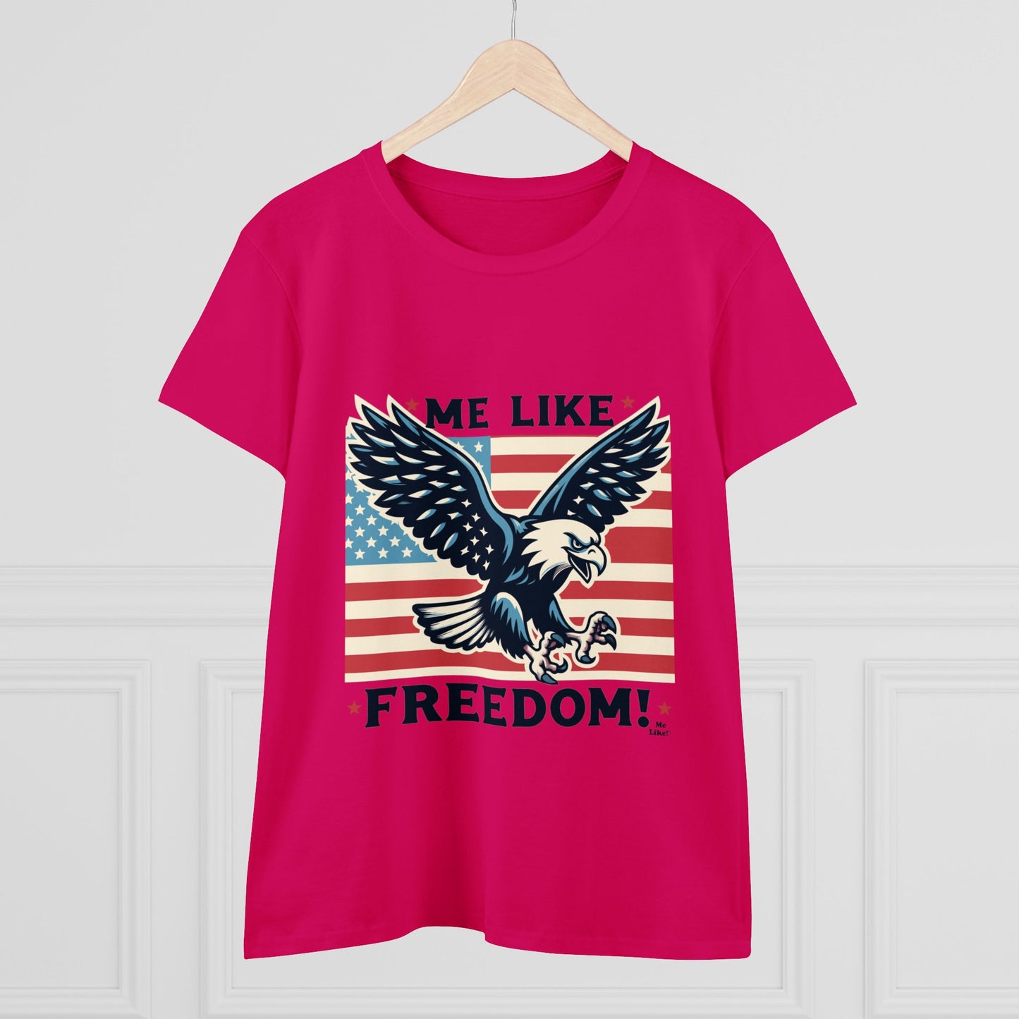 Me Like Freedom! - Women's Heavy Cotton Tee - (Freedom #2)