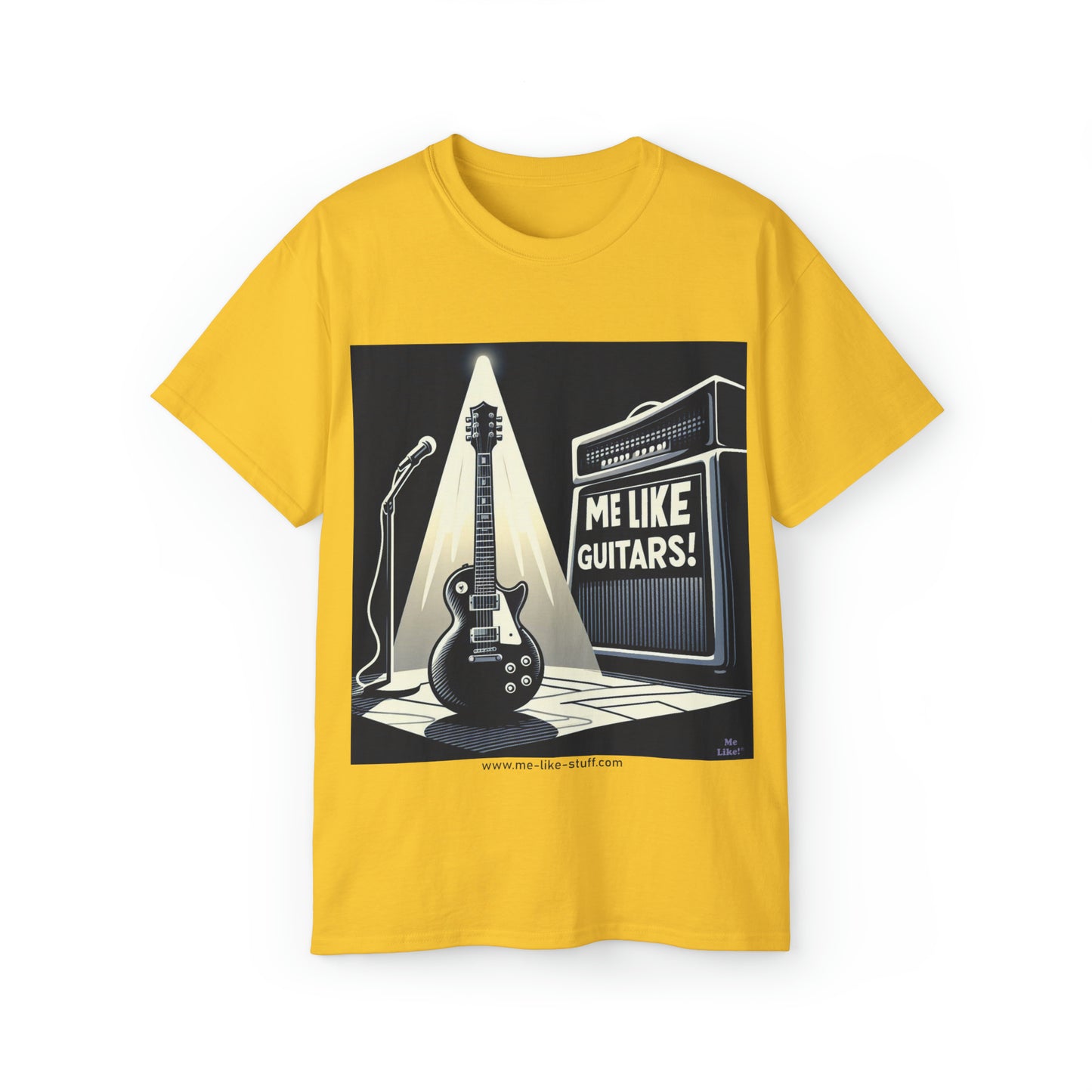 Unisex Ultra Cotton Tee - Me Like Guitars! (electric #1)