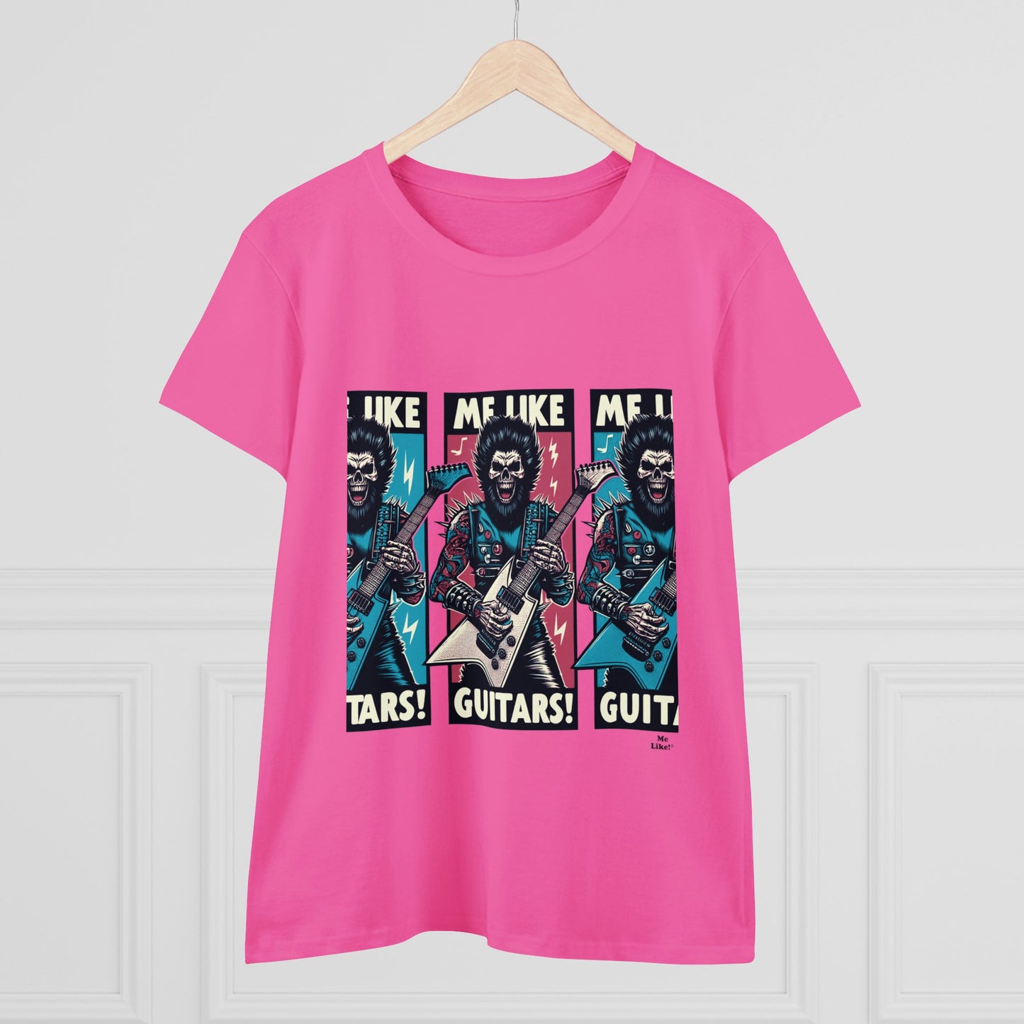 Me Like Guitars! - Women's Cotton Tee - Heavy Metal #3