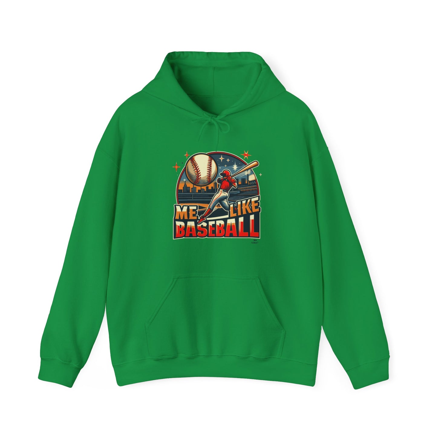 Me Like Baseball! - Unisex Heavy Blend™ Hooded Sweatshirt - (Baseball #1)