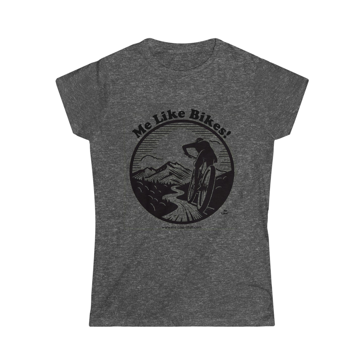 Women's Softstyle Tee - Me Like Bikes! (MB #1)