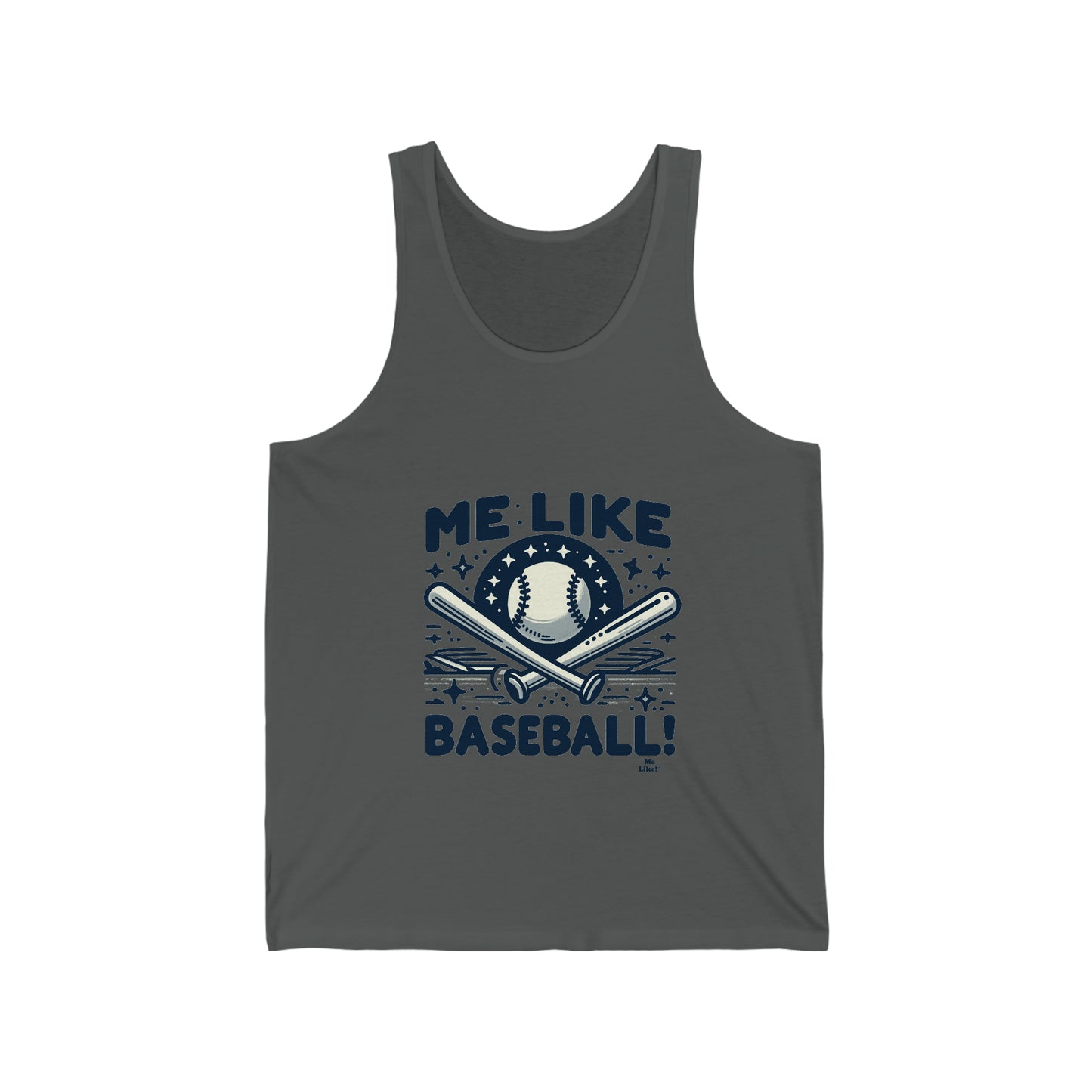 Me Like Baseball! - Unisex Jersey Tank - (Baseball #2)