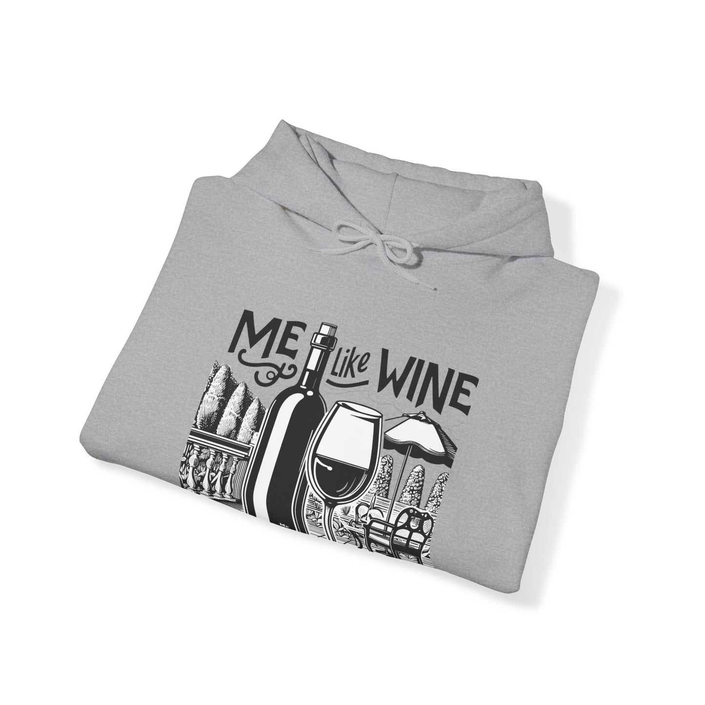 Unisex Heavy Blend™ Hooded Sweatshirt - Me Like Wine! (#3)