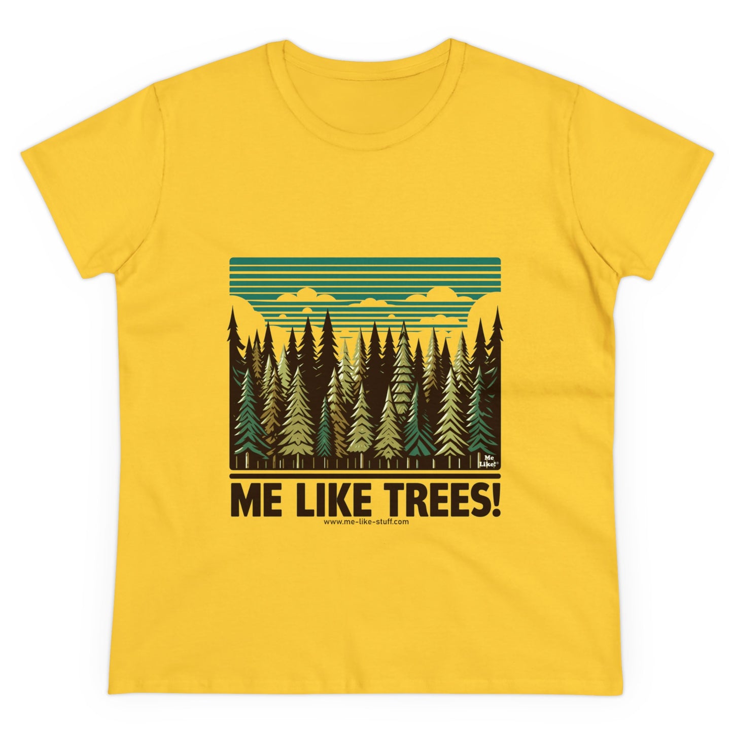 Women's Heavy Cotton Tee - Me Like Trees! (#5)